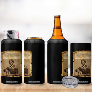 Harriet Tubman Tribute 4 in 1 Can Cooler Tumbler Civil Rights Leader Black History Gift TS12 Print Your Wear