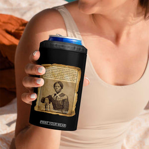 Harriet Tubman Tribute 4 in 1 Can Cooler Tumbler Civil Rights Leader Black History Gift TS12 Print Your Wear