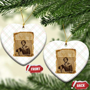 Harriet Tubman Tribute Ceramic Ornament Civil Rights Leader Black History Gift TS12 Print Your Wear
