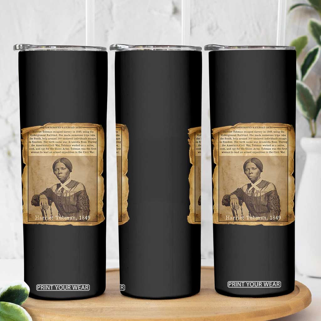 Harriet Tubman Tribute Skinny Tumbler Civil Rights Leader Black History Gift TS12 Print Your Wear