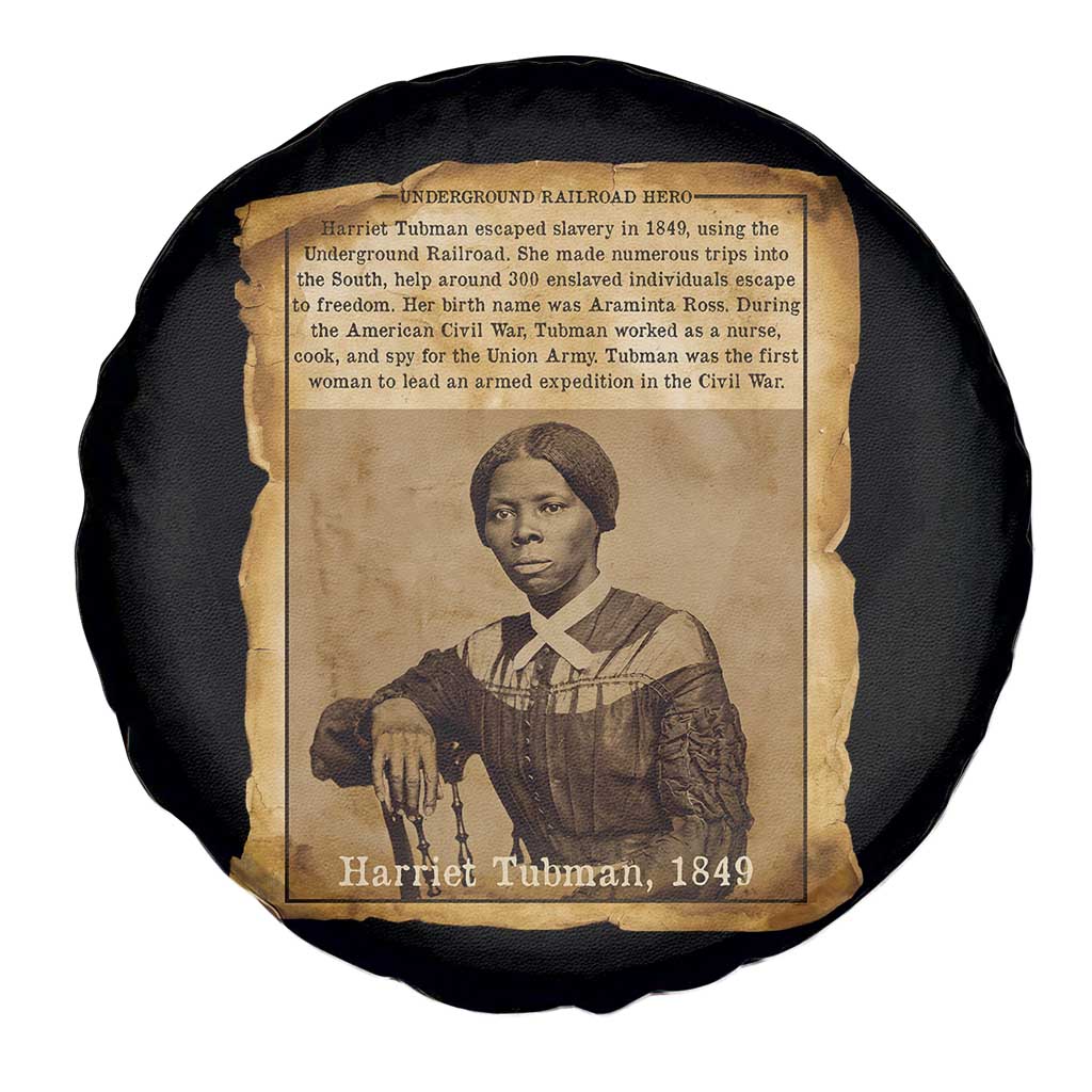 Harriet Tubman Tribute Spare Tire Cover Civil Rights Leader Black History Gift TS12 Print Your Wear