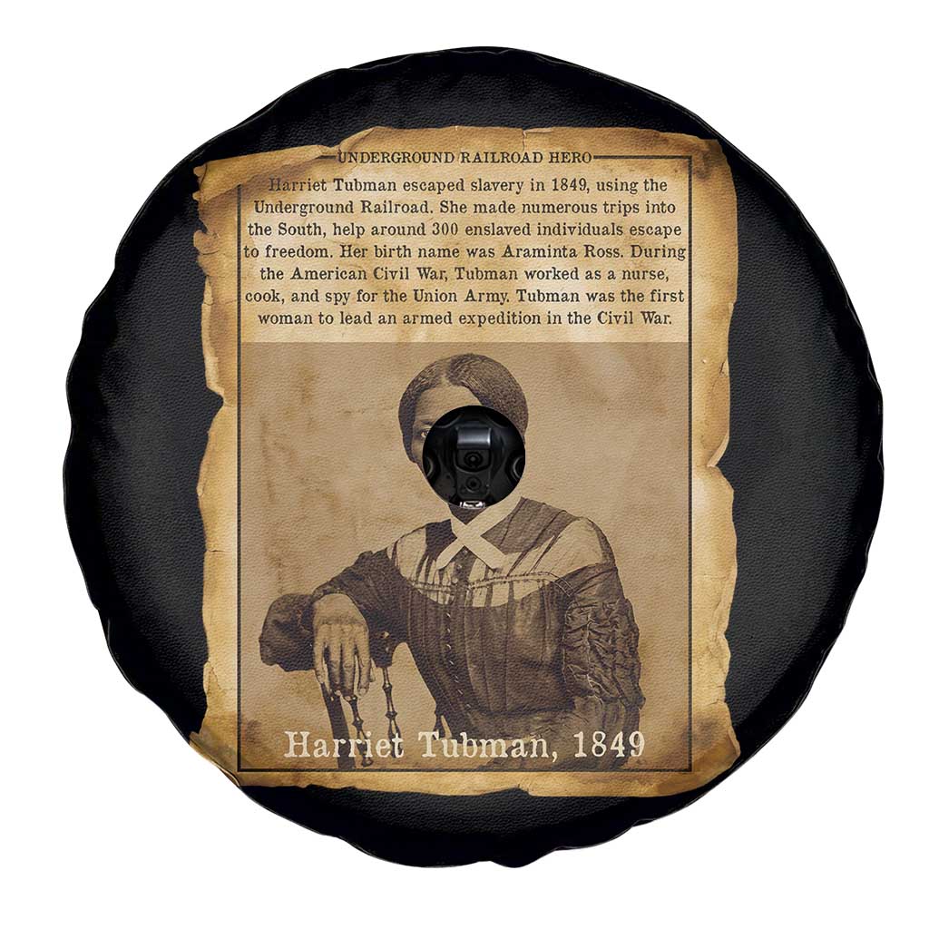 Harriet Tubman Tribute Spare Tire Cover Civil Rights Leader Black History Gift TS12 Print Your Wear