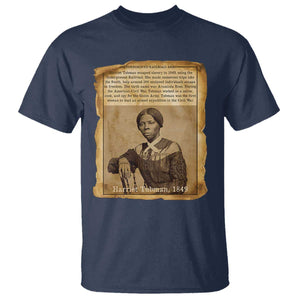 Harriet Tubman Tribute T Shirt Civil Rights Leader Black History Gift TS12 Navy Print Your Wear