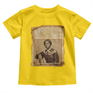 Harriet Tubman Tribute Toddler T Shirt Civil Rights Leader Black History Gift TS12 Daisy Print Your Wear