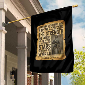 Harriet Tubman Quote Garden Flag Strength Patience Passion To Change The World TS12 Print Your Wear