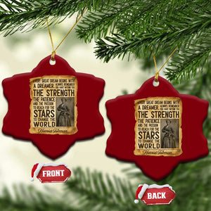 Harriet Tubman Quote Ceramic Ornament Strength Patience Passion To Change The World TS12 Print Your Wear
