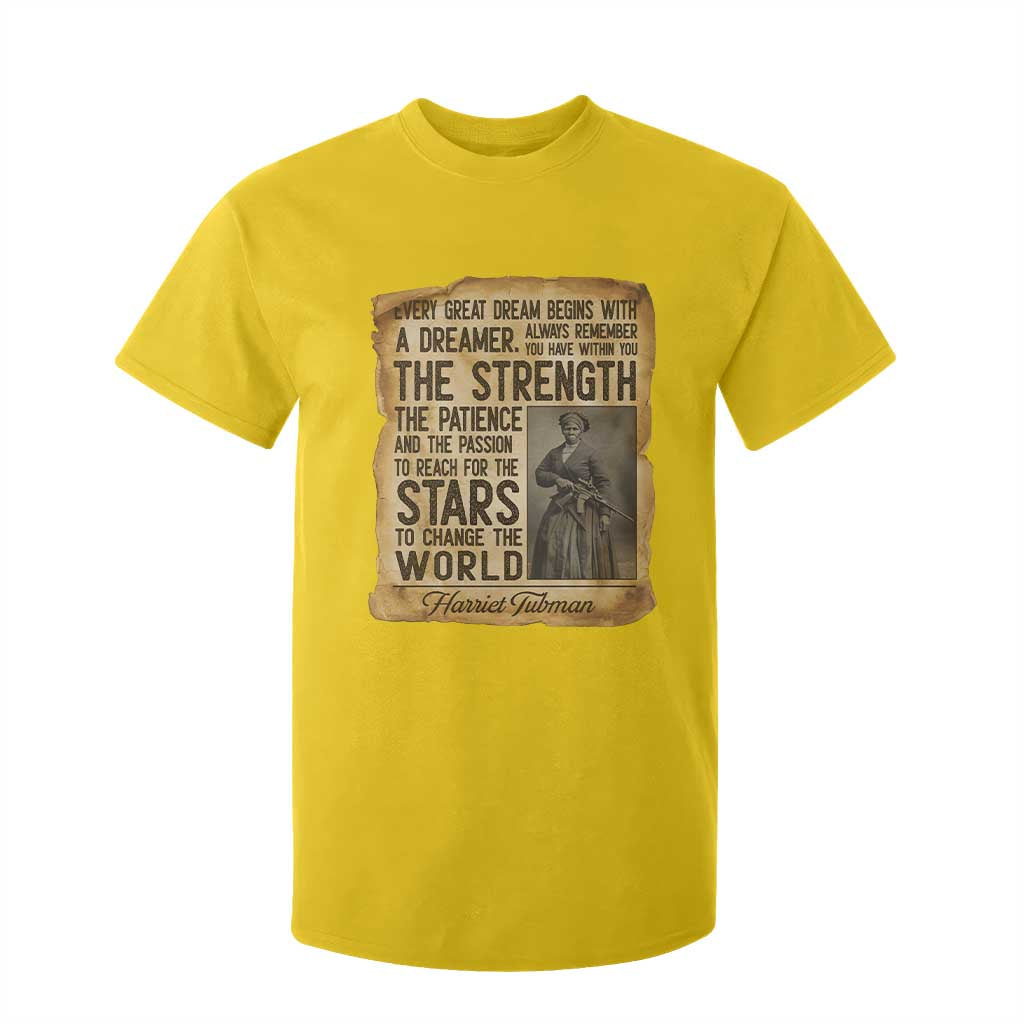 Harriet Tubman Quote T Shirt For Kid Strength Patience Passion To Change The World TS12 Daisy Print Your Wear