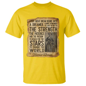 Harriet Tubman Quote T Shirt Strength Patience Passion To Change The World TS12 Daisy Print Your Wear