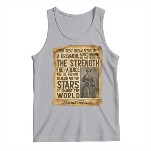Harriet Tubman Quote Tank Top Strength Patience Passion To Change The World TS12 Athletic Heather Print Your Wear