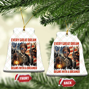 Harriet Tubman Quote Ceramic Ornament Every Great Dream Begins With A Dreamer TS12 Print Your Wear
