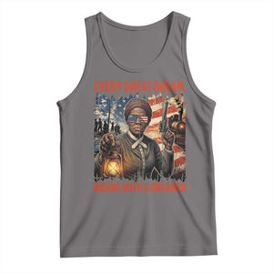 Harriet Tubman Quote Tank Top Every Great Dream Begins With A Dreamer TS12 Deep Heather Print Your Wear
