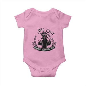 Harriet Tubman Baby Onesie We Out Breaking The Chains Iconic Legacy Gift TS12 Light Pink Print Your Wear