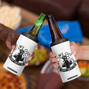 Harriet Tubman 4 in 1 Can Cooler Tumbler We Out Breaking The Chains Iconic Legacy Gift TS12 Print Your Wear