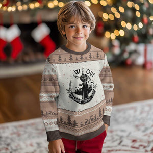 Harriet Tubman Ugly Christmas Sweater We Out Breaking The Chains Iconic Legacy Gift TS12 Mocha Mousse Print Your Wear