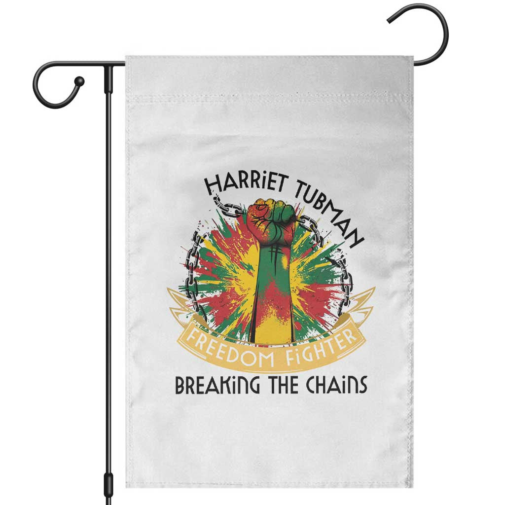 Harriet Tubman Garden Flag Underground Railroad Hero Breaking Chains TS12 White Print Your Wear