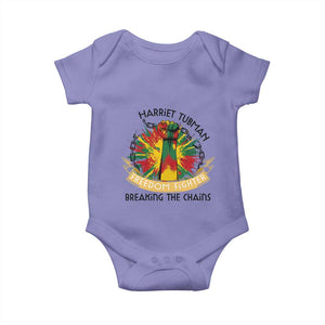 Harriet Tubman Baby Onesie Underground Railroad Hero Breaking Chains TS12 Violet Print Your Wear