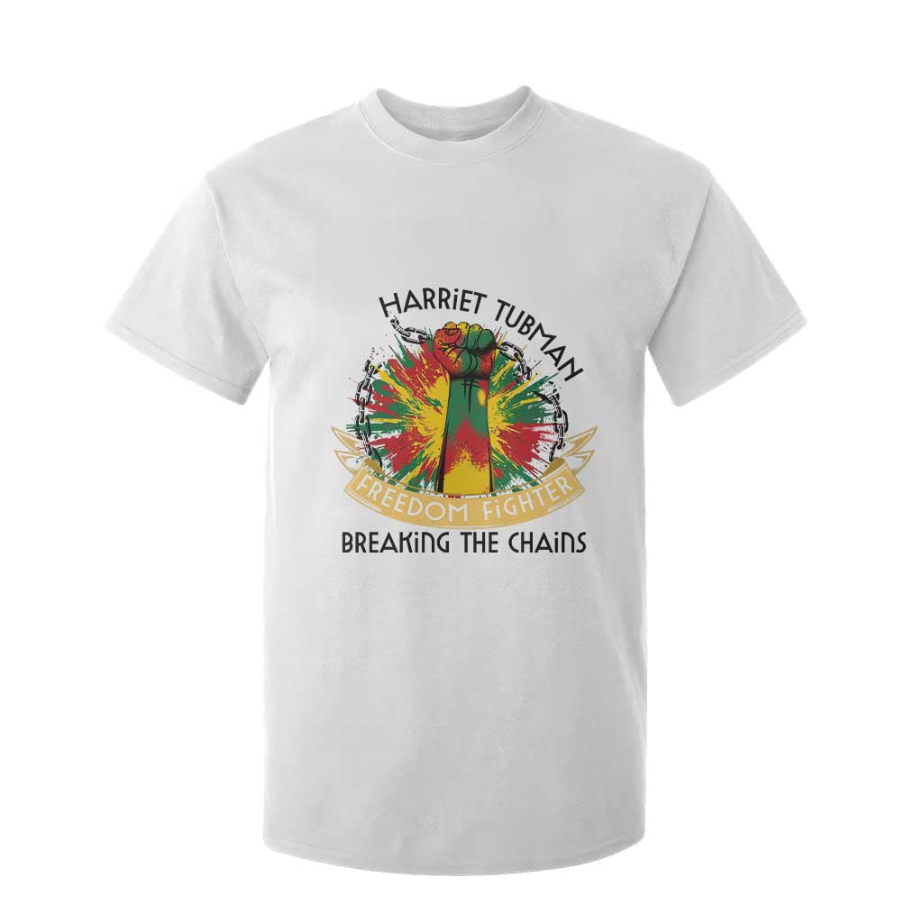 Harriet Tubman T Shirt For Kid Underground Railroad Hero Breaking Chains TS12 White Print Your Wear