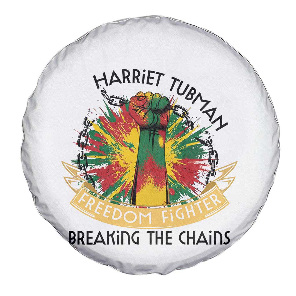 Harriet Tubman Spare Tire Cover Underground Railroad Hero Breaking Chains TS12 Print Your Wear