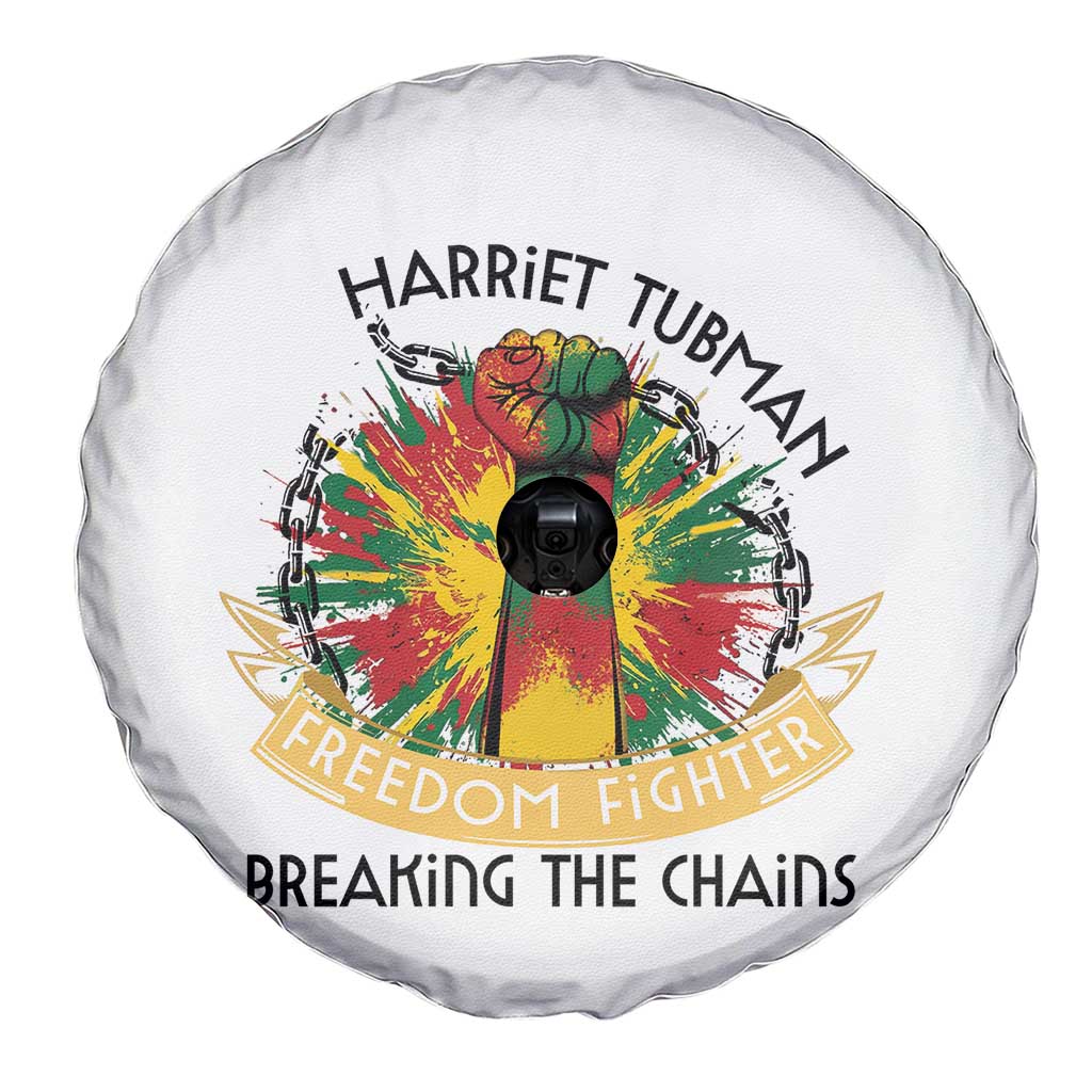 Harriet Tubman Spare Tire Cover Underground Railroad Hero Breaking Chains TS12 Print Your Wear
