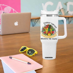 Harriet Tubman Tumbler With Handle Underground Railroad Hero Breaking Chains TS12 Print Your Wear