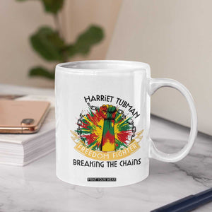 Harriet Tubman Coffee Mug Underground Railroad Hero Breaking Chains TS12 Print Your Wear