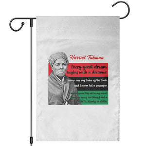 Harriet Tubman Quote Garden Flag Pan African Flag Black History TS12 White Print Your Wear