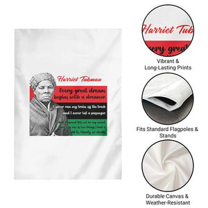 Harriet Tubman Quote Garden Flag Pan African Flag Black History TS12 Print Your Wear