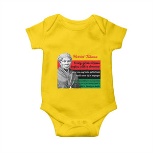 Harriet Tubman Quote Baby Onesie Pan African Flag Black History TS12 Daisy Print Your Wear