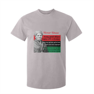 Harriet Tubman Quote T Shirt For Kid Pan African Flag Black History TS12 Ice Gray Print Your Wear