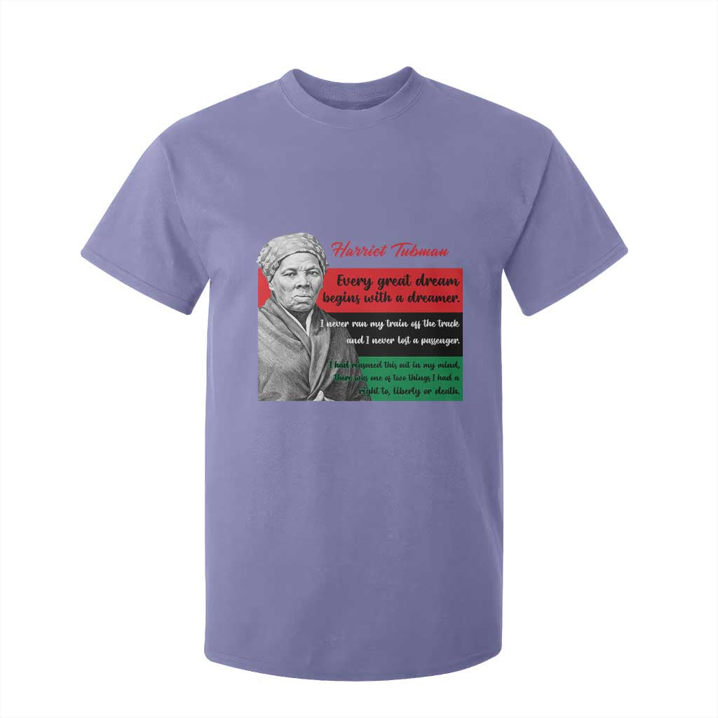 Harriet Tubman Quote T Shirt For Kid Pan African Flag Black History TS12 Violet Print Your Wear