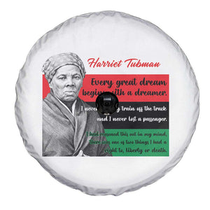 Harriet Tubman Quote Spare Tire Cover Pan African Flag Black History TS12 Print Your Wear