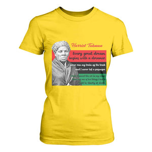 Harriet Tubman Quote T Shirt For Women Pan African Flag Black History TS12 Daisy Print Your Wear