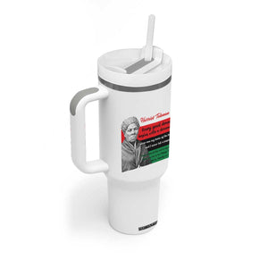 Harriet Tubman Quote Tumbler With Handle Pan African Flag Black History TS12 Print Your Wear