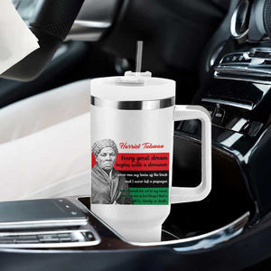 Harriet Tubman Quote Tumbler With Handle Pan African Flag Black History TS12 Print Your Wear