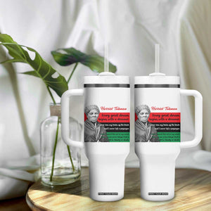 Harriet Tubman Quote Tumbler With Handle Pan African Flag Black History TS12 Print Your Wear