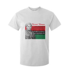 Harriet Tubman Legacy T Shirt For Kid Pan African Flag Freedom Fighter Quote TS12 White Print Your Wear