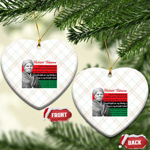 Harriet Tubman Legacy Ceramic Ornament Pan African Flag Freedom Fighter Quote TS12 Print Your Wear