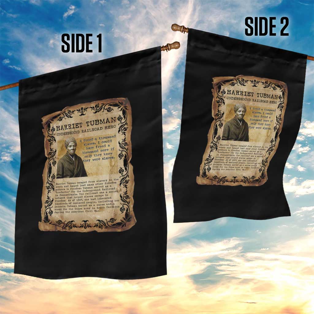 Harriet Tubman Garden Flag Womens History Month Gift TS12 Print Your Wear