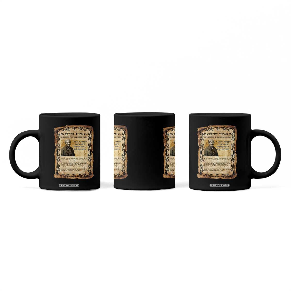 Harriet Tubman Coffee Mug Womens History Month Gift TS12 Print Your Wear