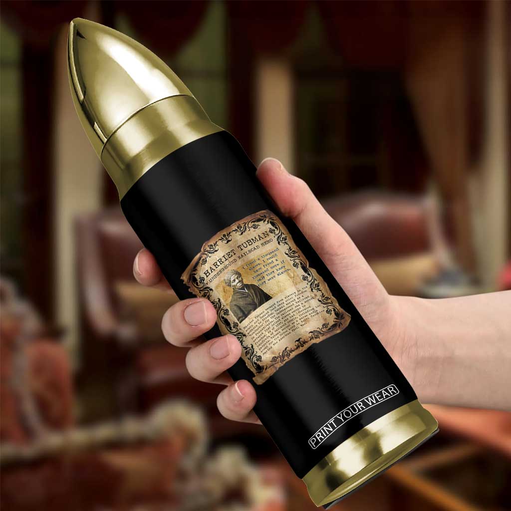 Harriet Tubman Bullet Tumbler Womens History Month Gift TS12 Print Your Wear