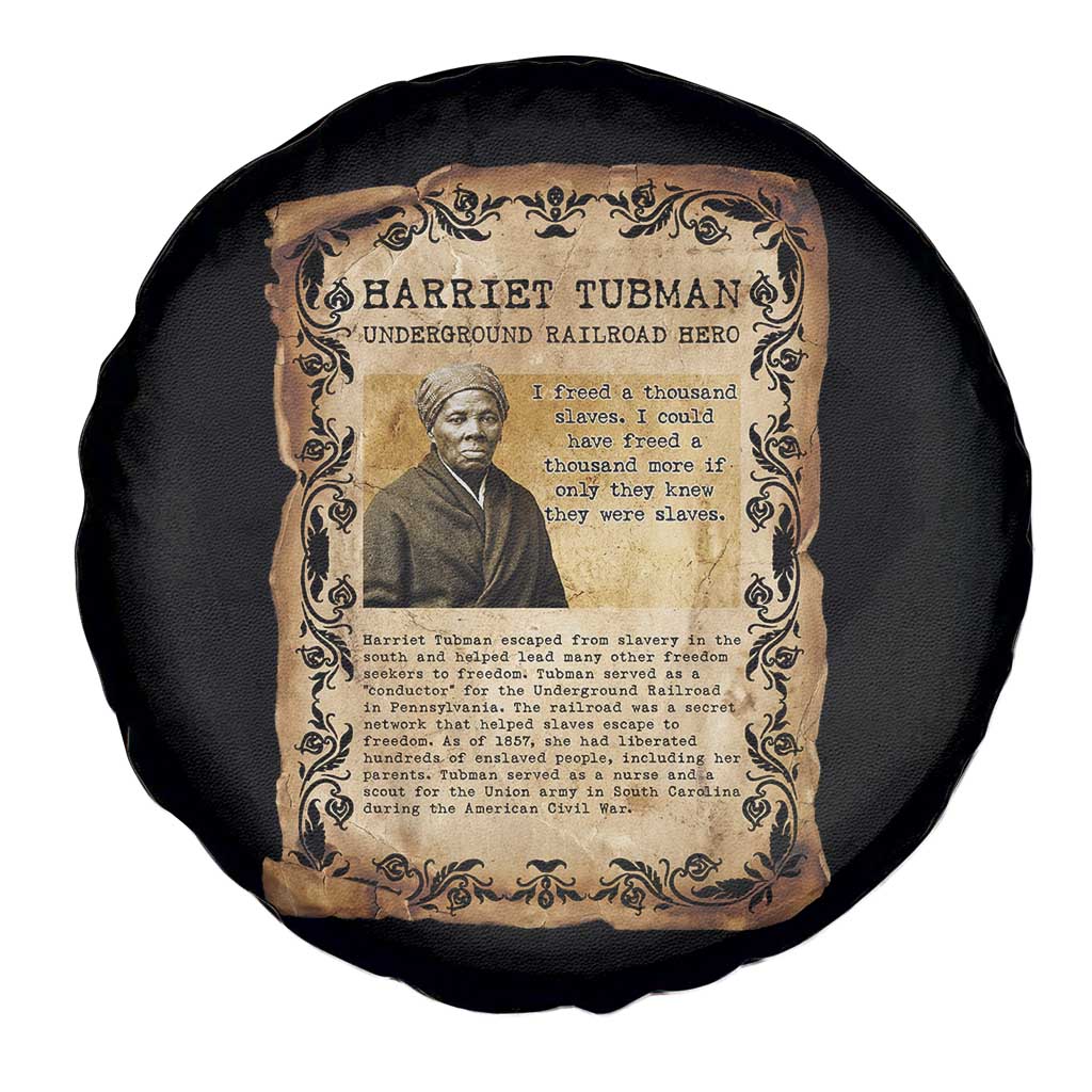 Harriet Tubman Spare Tire Cover Womens History Month Gift TS12 Print Your Wear