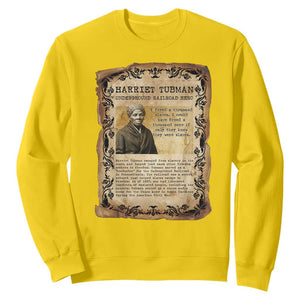 Harriet Tubman Sweatshirt Womens History Month Gift TS12 Daisy Print Your Wear