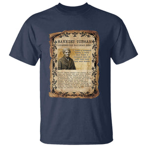 Harriet Tubman T Shirt Womens History Month Gift TS12 Navy Print Your Wear