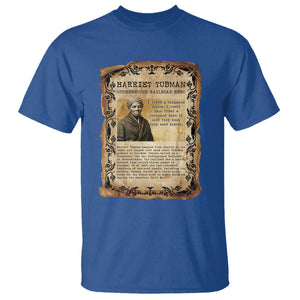 Harriet Tubman T Shirt Womens History Month Gift TS12 Royal Blue Print Your Wear