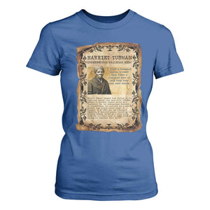 Harriet Tubman T Shirt For Women Womens History Month Gift TS12 Royal Blue Print Your Wear