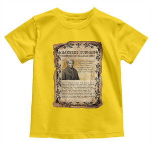 Harriet Tubman Toddler T Shirt Womens History Month Gift TS12 Daisy Print Your Wear