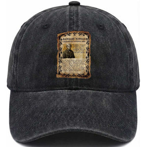 Harriet Tubman Washed Cotton Baseball Cap Womens History Month Gift TS12 Print Your Wear