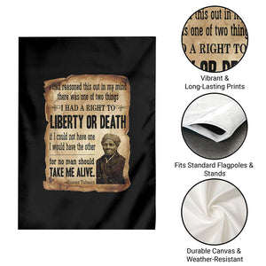 Harriet Tubman Garden Flag Liberty Or Death Black History Legacy TS12 Print Your Wear