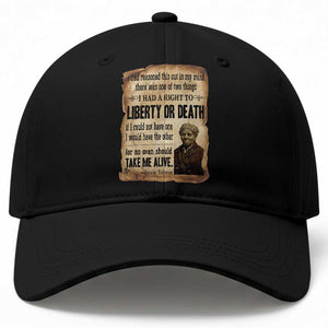 Harriet Tubman Baseball Cap Liberty Or Death Black History Legacy TS12 Print Your Wear