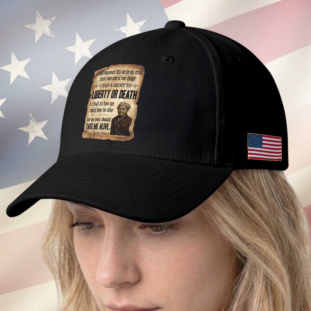 Harriet Tubman Baseball Cap Liberty Or Death Black History Legacy TS12 Print Your Wear
